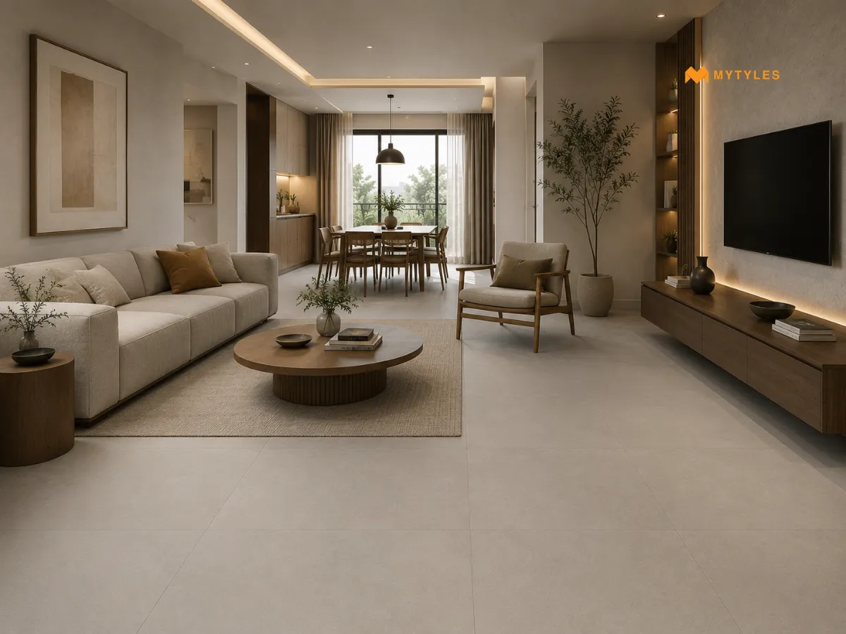 Matt Vitrified Tiles for a Contemporary, Understated Look